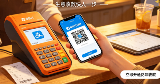 星驿付POS机轻松解锁花呗收款，生意收款快人一步