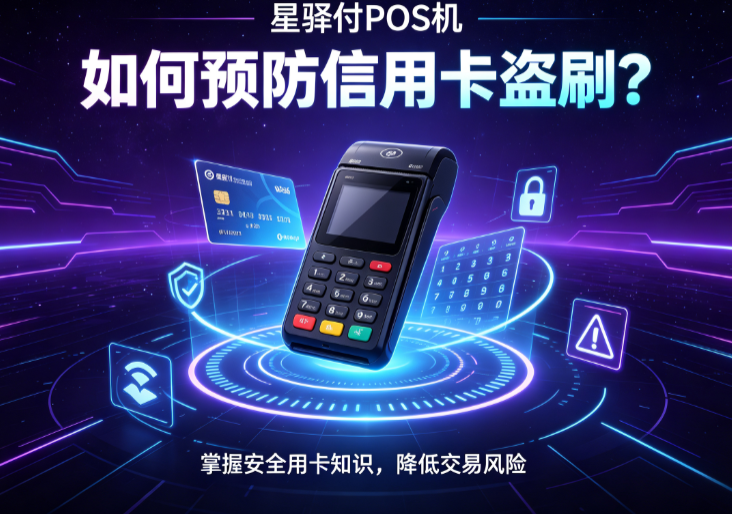 星驿付POS机：如何预防信用卡盗刷？